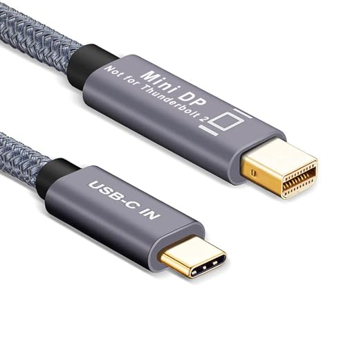 Amazon.co.jp: QCEs USB C - Mini DisplayPortケーブル 単方向タイプC